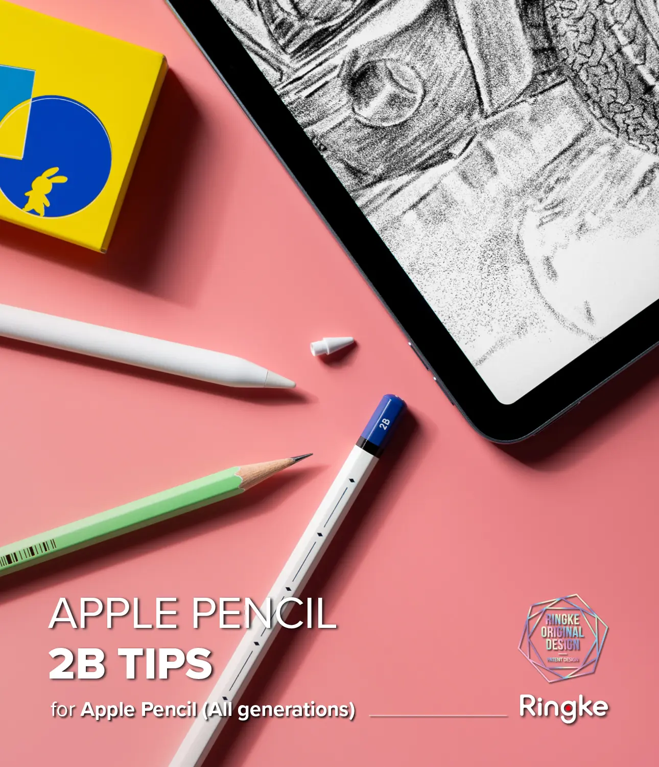 2B Tip Apple Pencil (3-pack) vit