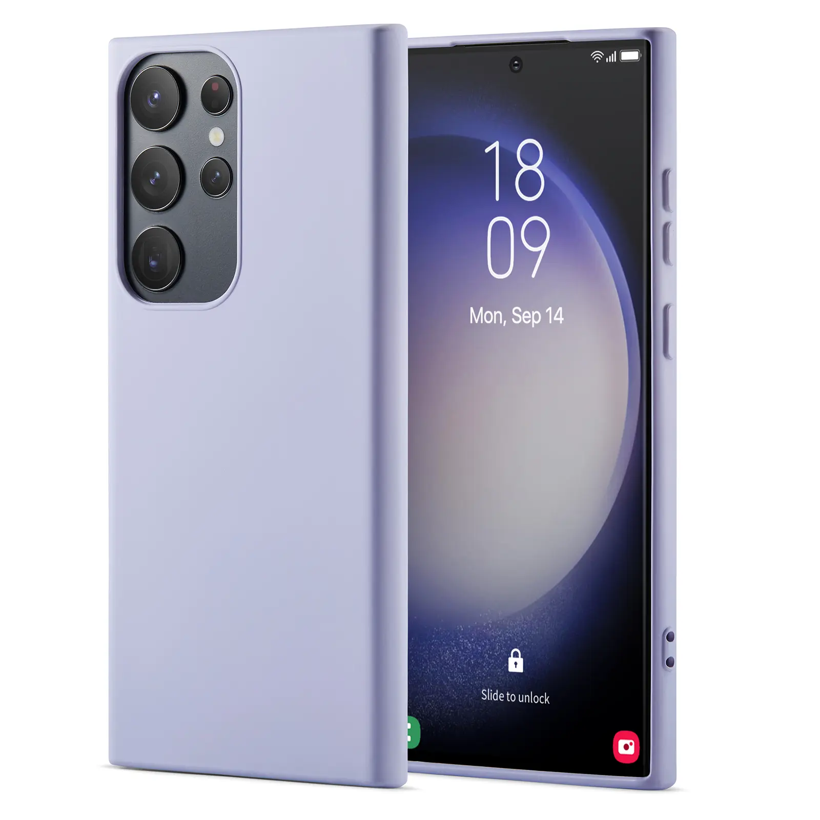 Samsung Galaxy S23 Ultra Mobilcover i TPU, Lilla