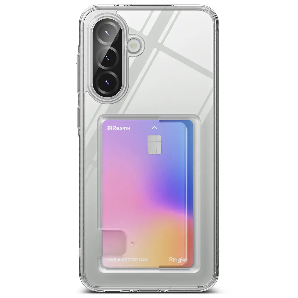 Fusion Card Case Samsung Galaxy A56 Genomskinlig