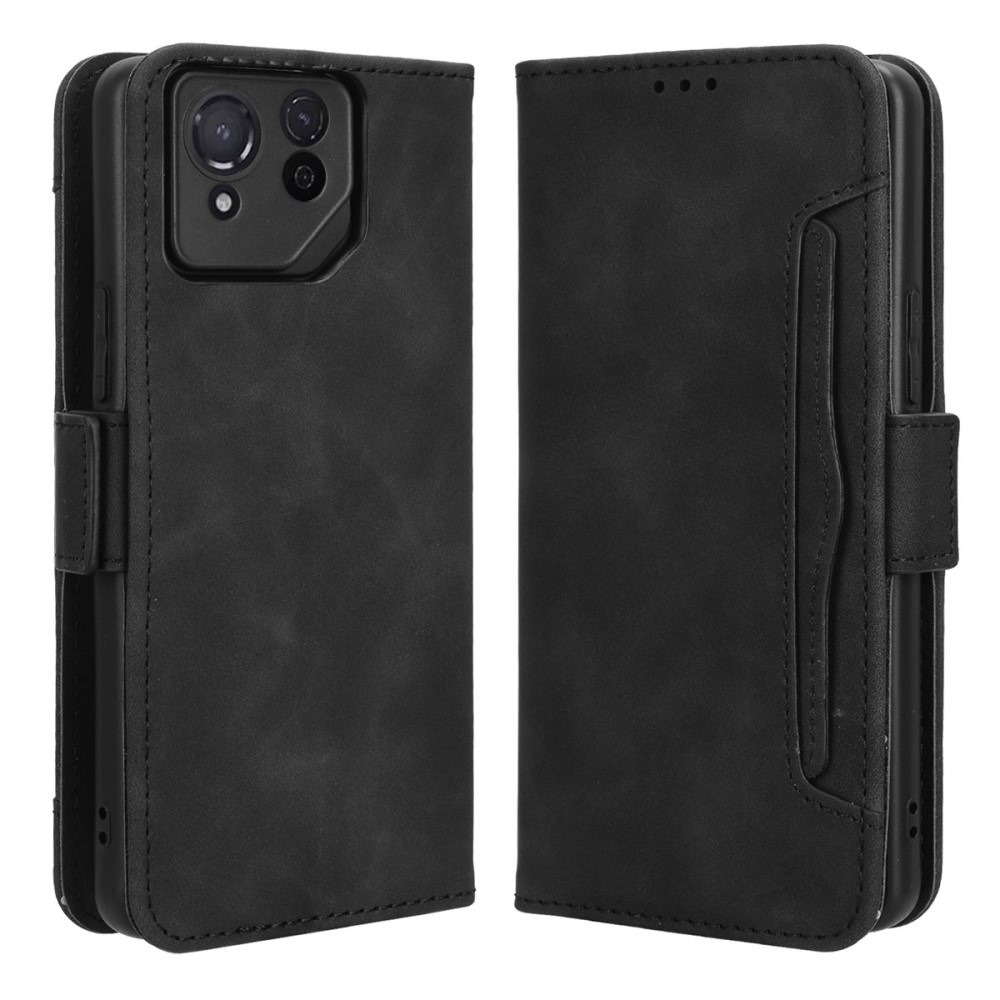 Multi Lommebokdeksel Asus ROG Phone 8 Pro svart - Mobildeksel - Kortlomme og seddellomme