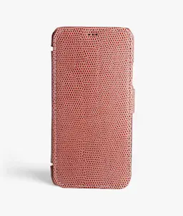 iPhone 11 Pro Max Lommebokdeksel Lizard Rosa Antico