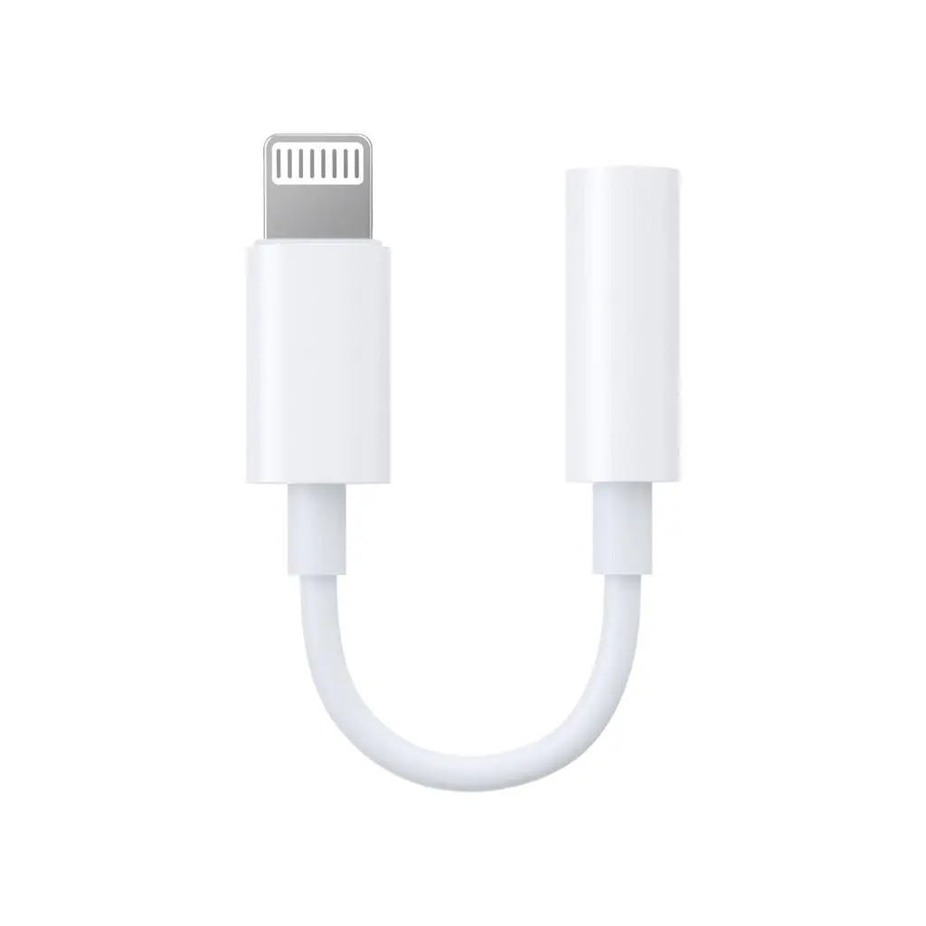 Lightning till 3.5 mm adapter Vit