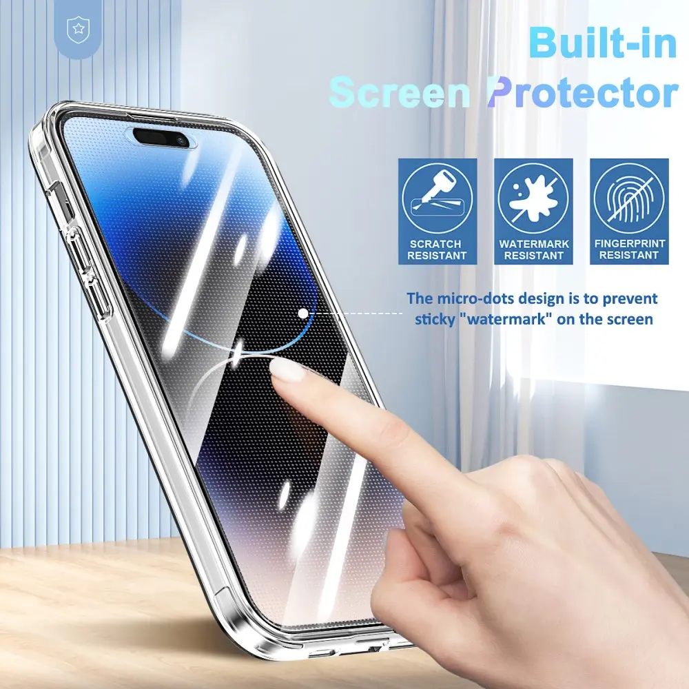 Full Protection Case iPhone 14 Pro Max Genomskinlig