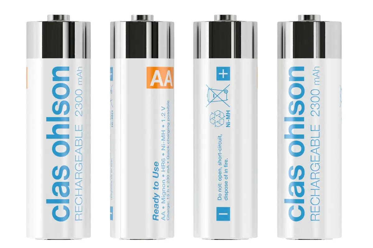 Genopladeligt AA/HR6-batteri (4-pack)