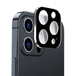 Hærdet Glas Kamerabeskyttelse iPhone 15 Pro Max sort