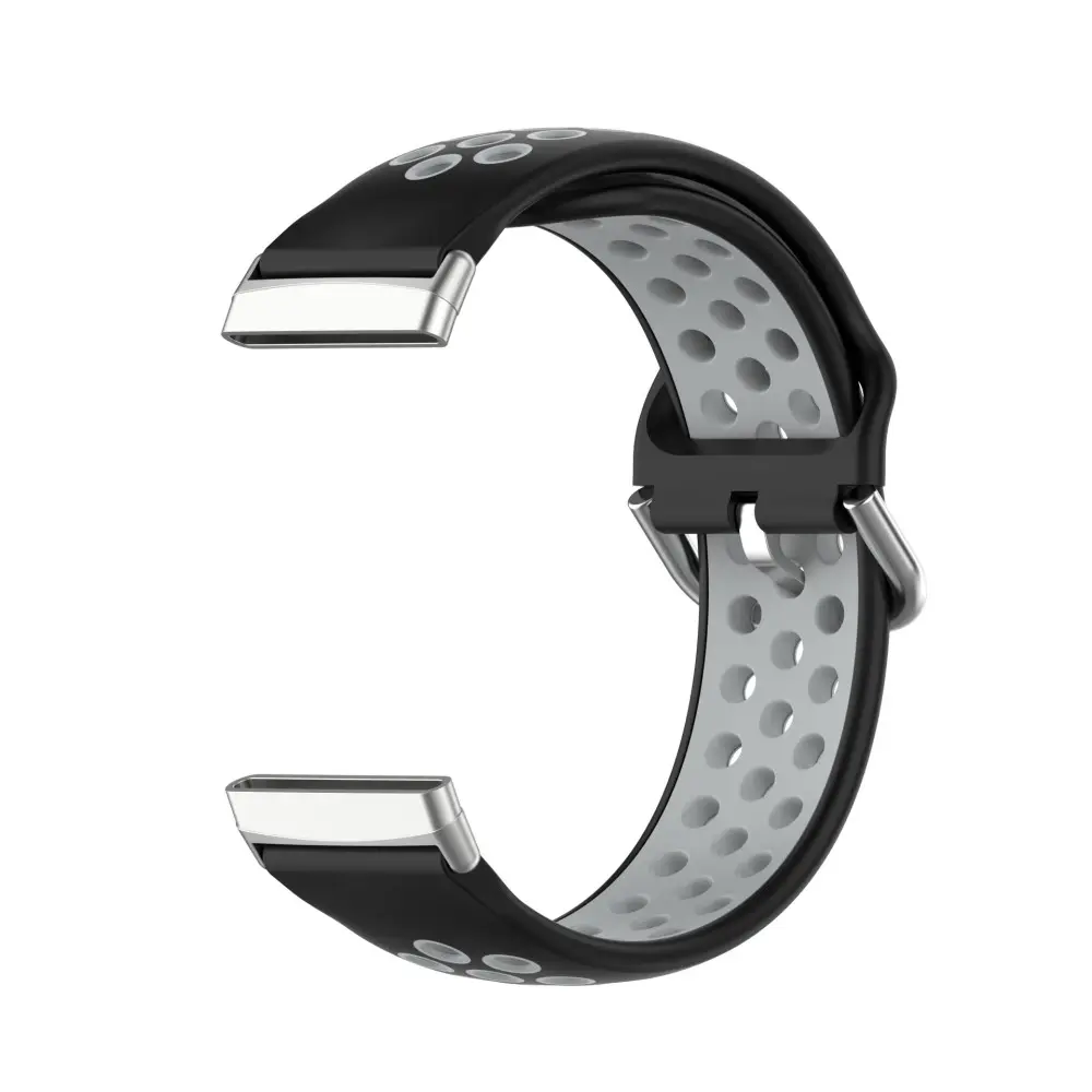 Silikonarmband Sport Fitbit Versa 4 Svart