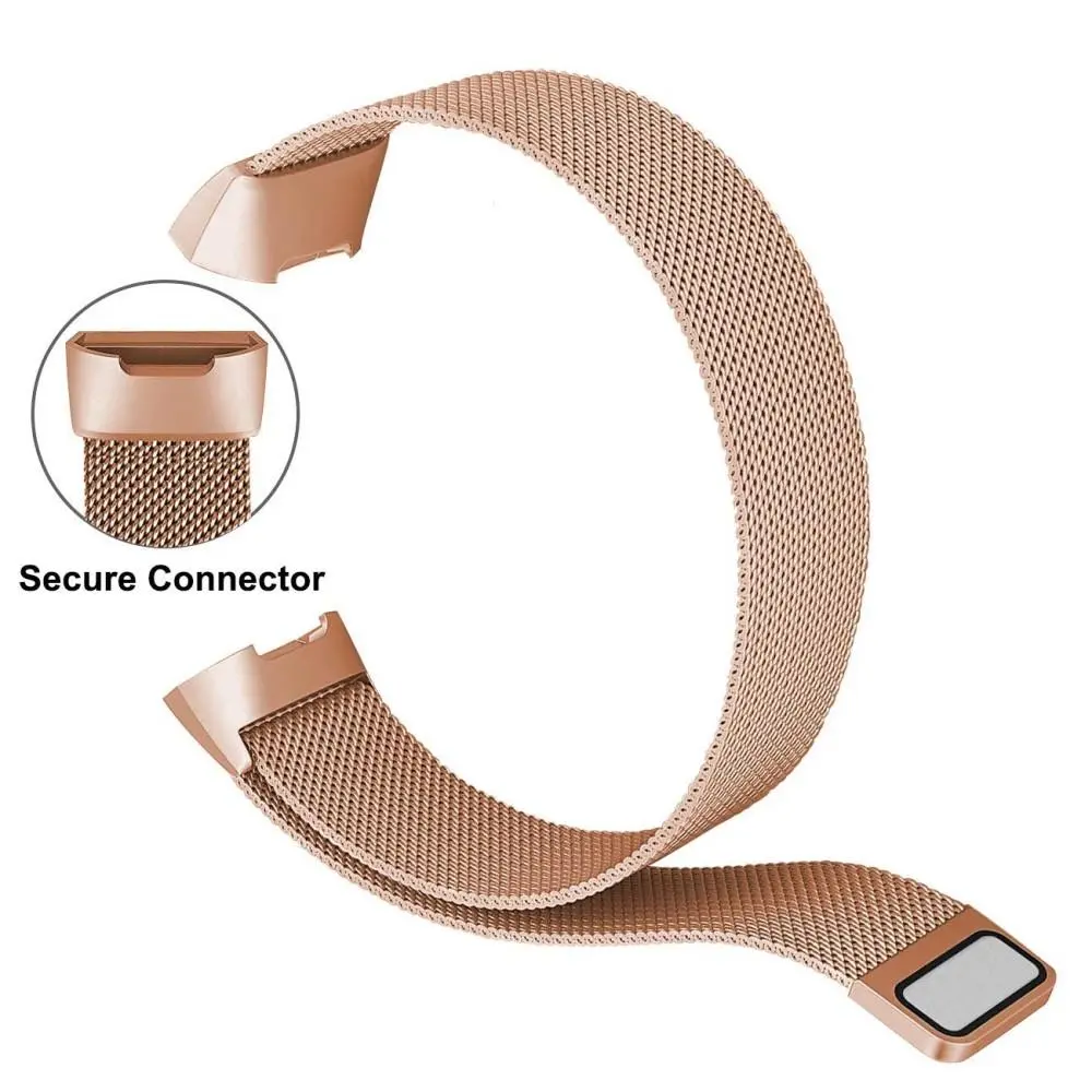 Armband Milanese Fitbit Charge 4/Charge 3 Roséguld
