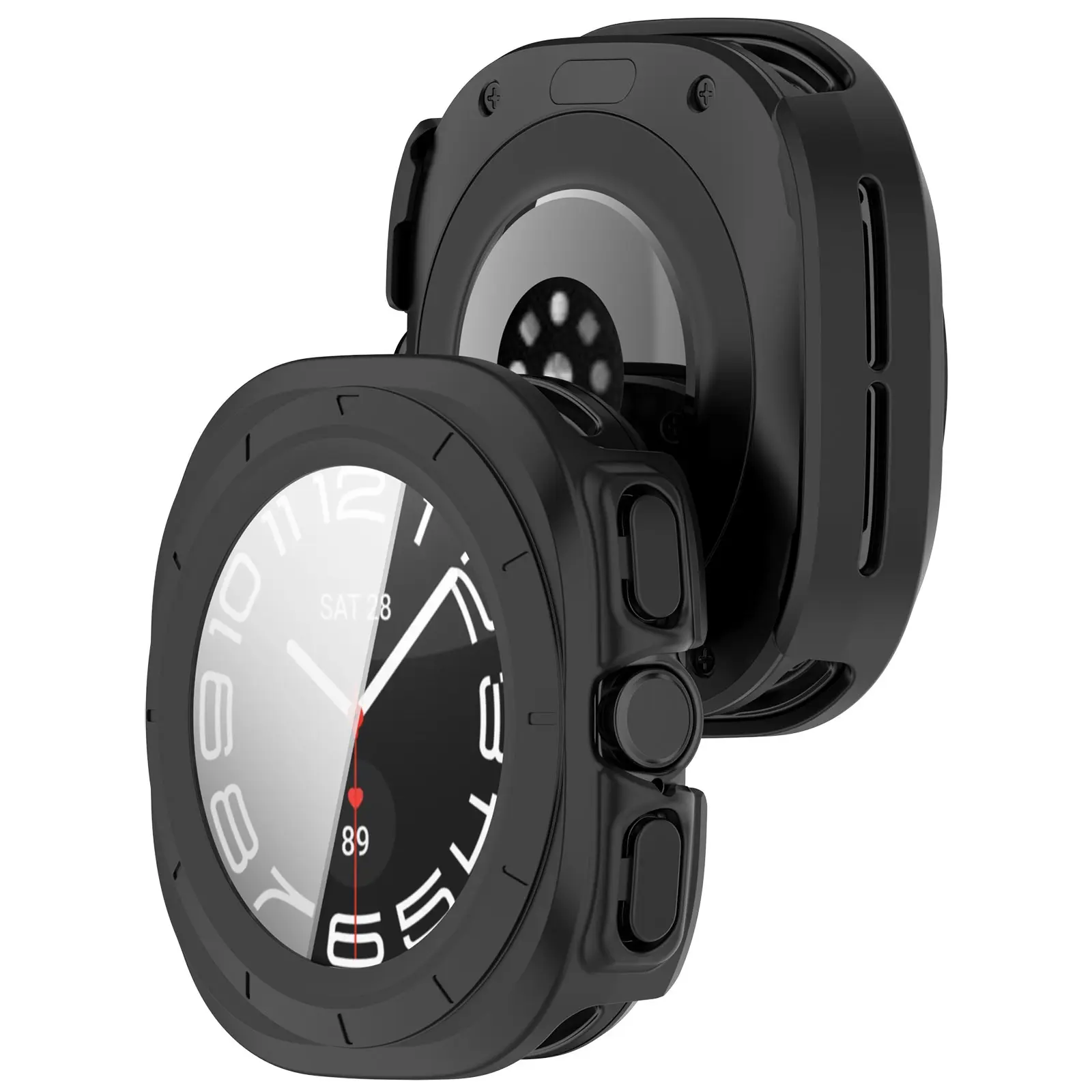 Full Cover Case Samsung Galaxy Watch Ultra 2 (2026) Svart