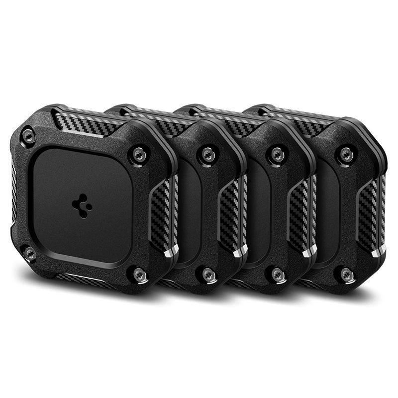 Spigen AirTag Case Tough Armor IP 4-pack Svart