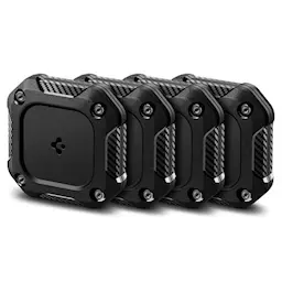 Apple AirTag Cover Tough Armor IP 4-pack, Sort
