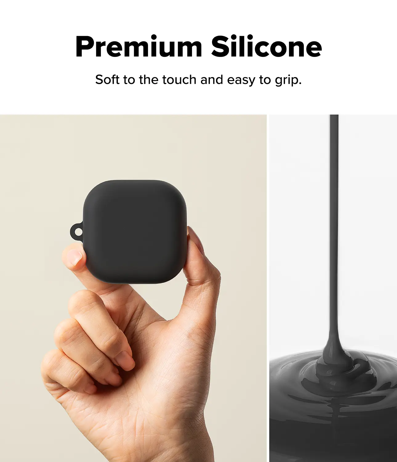 Silicone Skal Samsung Galaxy Buds 4 Pro Svart