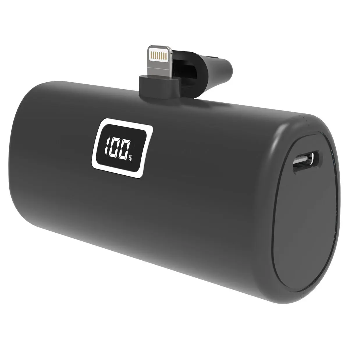 Plug-in Powerbank Lightning 5000mAh Svart