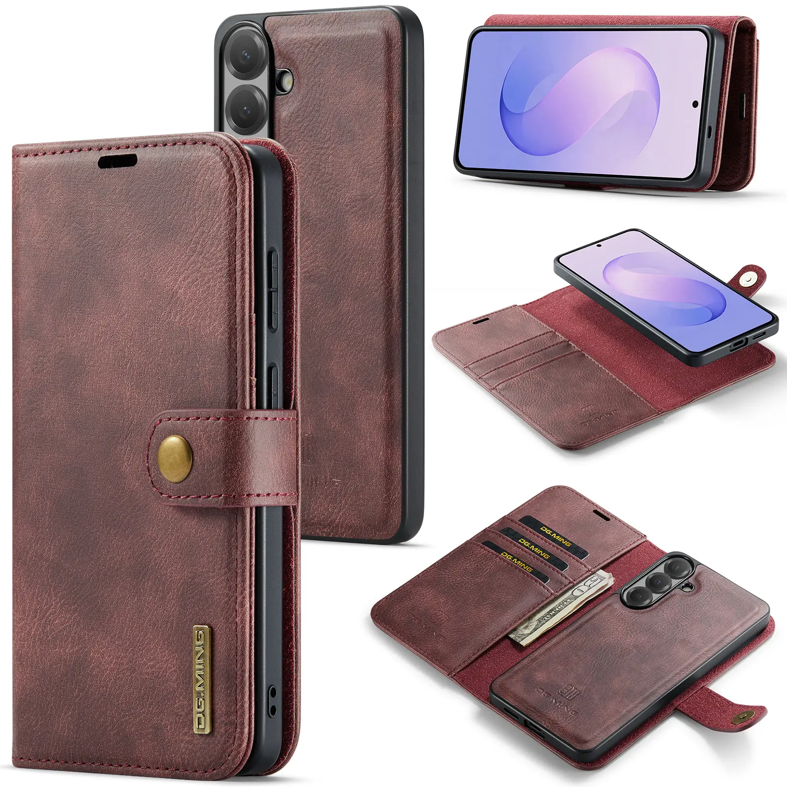 Magnet Wallet Samsung Galaxy S26 FE Red