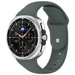 Samsung Galaxy Watch 8 44mm Armband i silikon, Mörkgrön