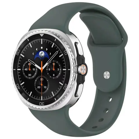 Silikonarmband Samsung Galaxy Watch 9 40mm Mörkgrön