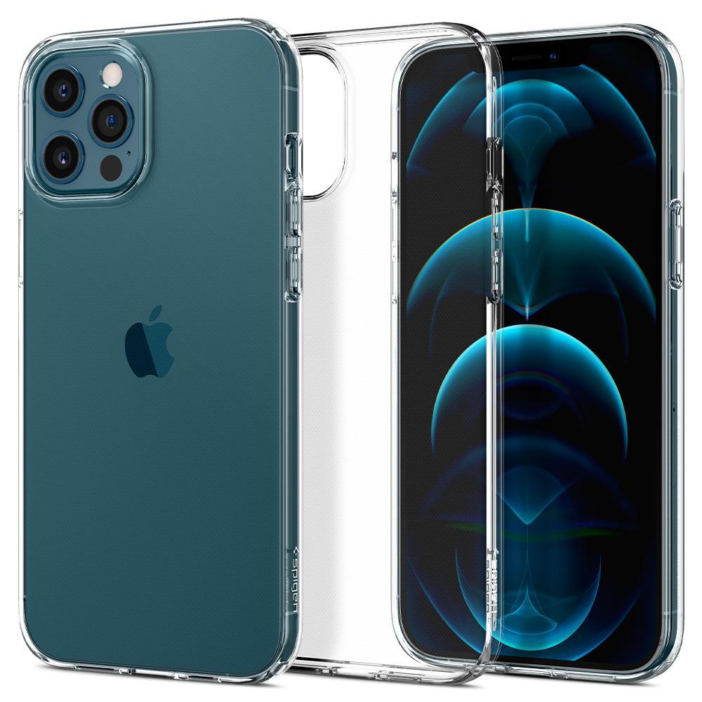 Spigen iPhone 12/12 Pro Case Liquid Crystal Clear - Mobildeksel