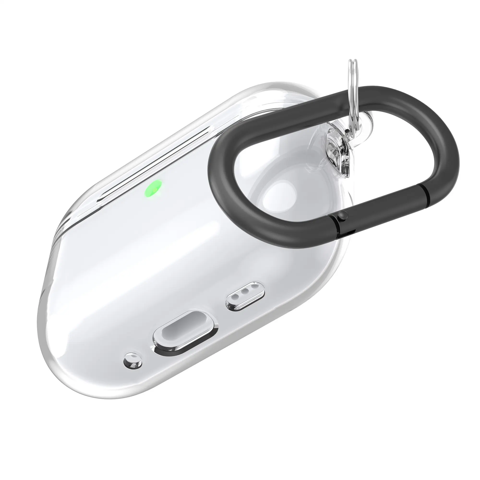 Skal TPU med karbinhake Apple AirPods Pro 3 transparent