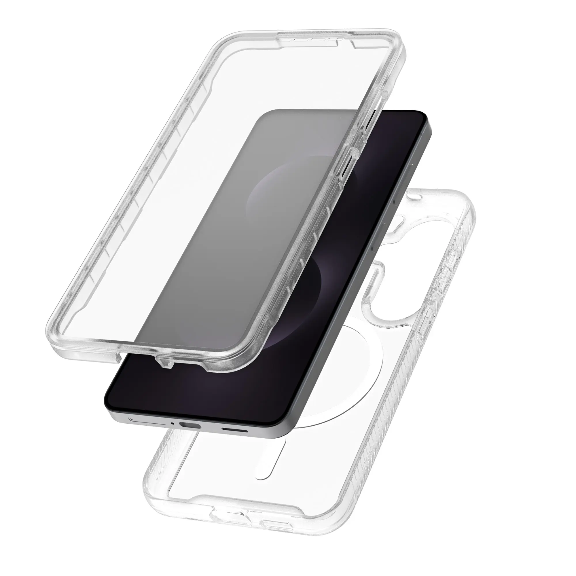 Full Protection Magnetic Case Samsung Galaxy S26 Genomskinlig