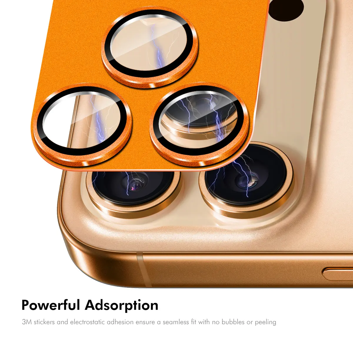 Kameraskydd Aluminium + Härdat Glas iPhone 17 Pro Max Brun