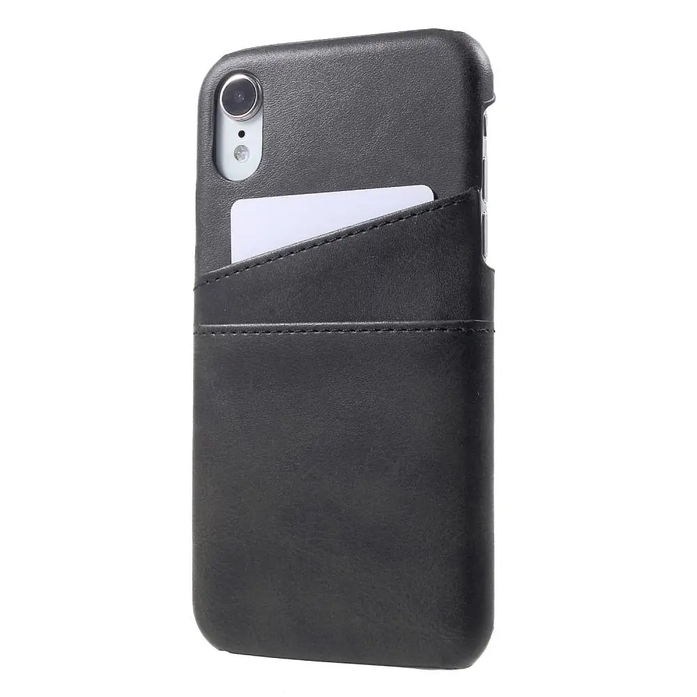 Card Slots Case iPhone Xr Svart