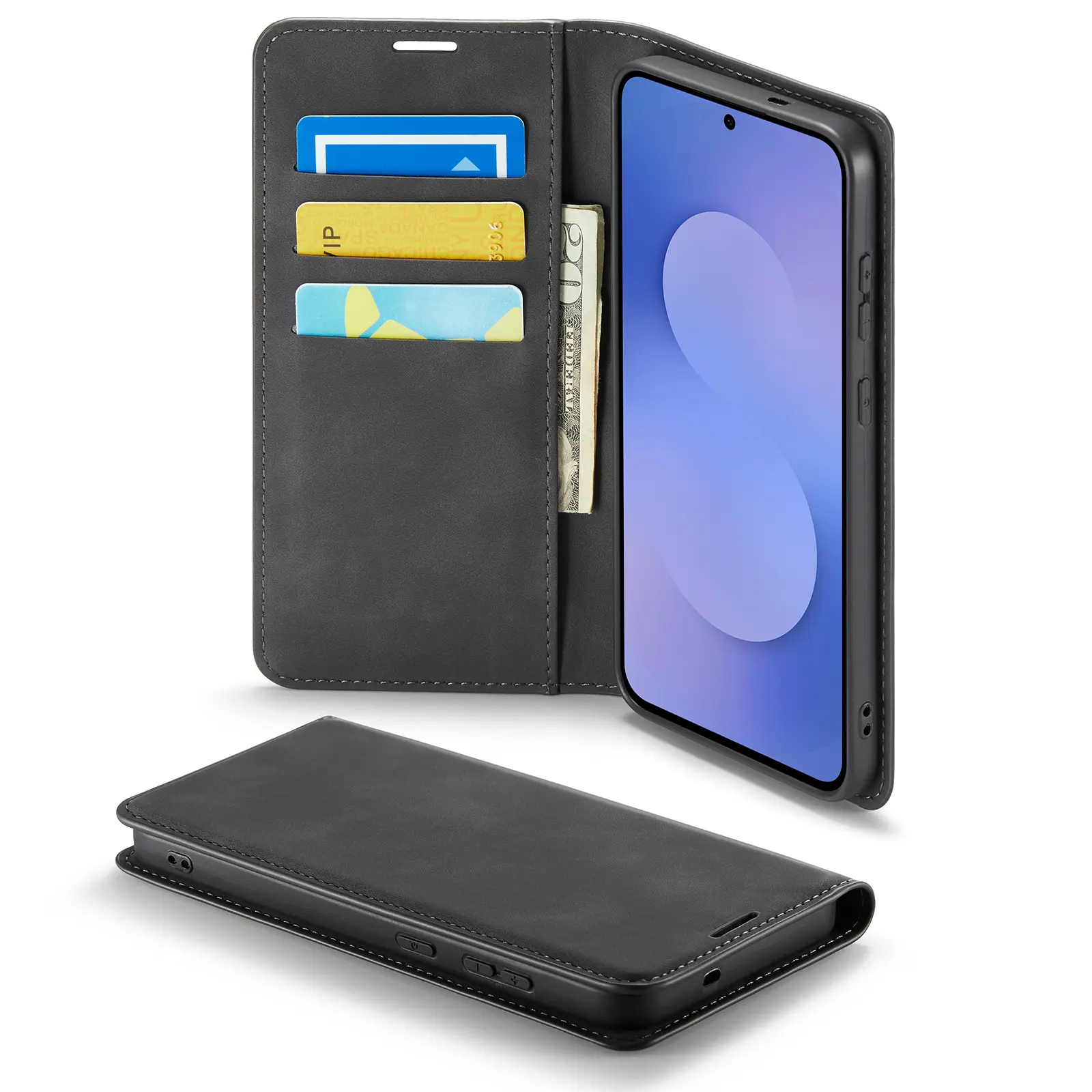 Samsung Galaxy S25 FE Slim Mobiltaske Sort