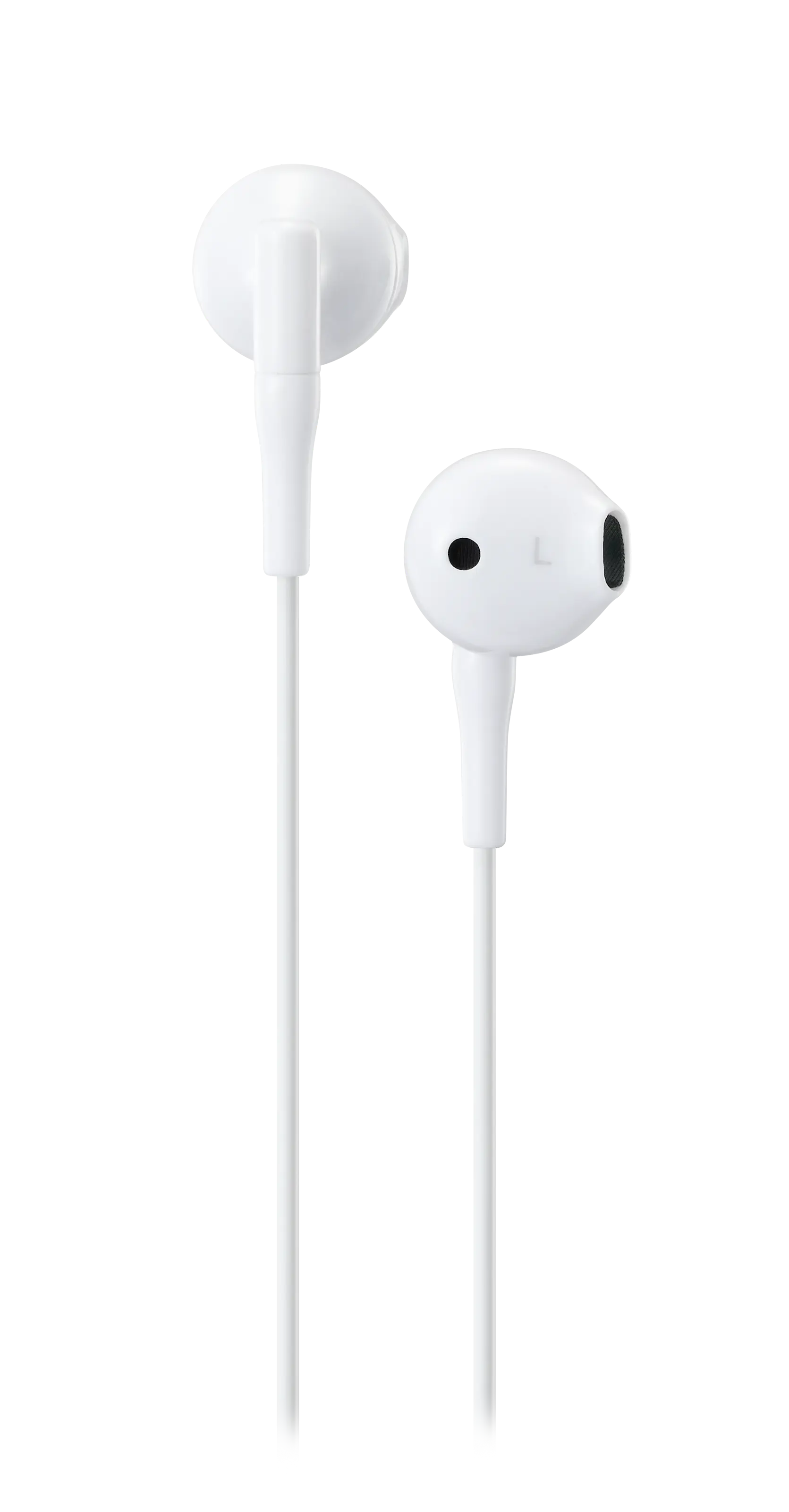 Semi-in-ear hörlurar 3.5mm vit