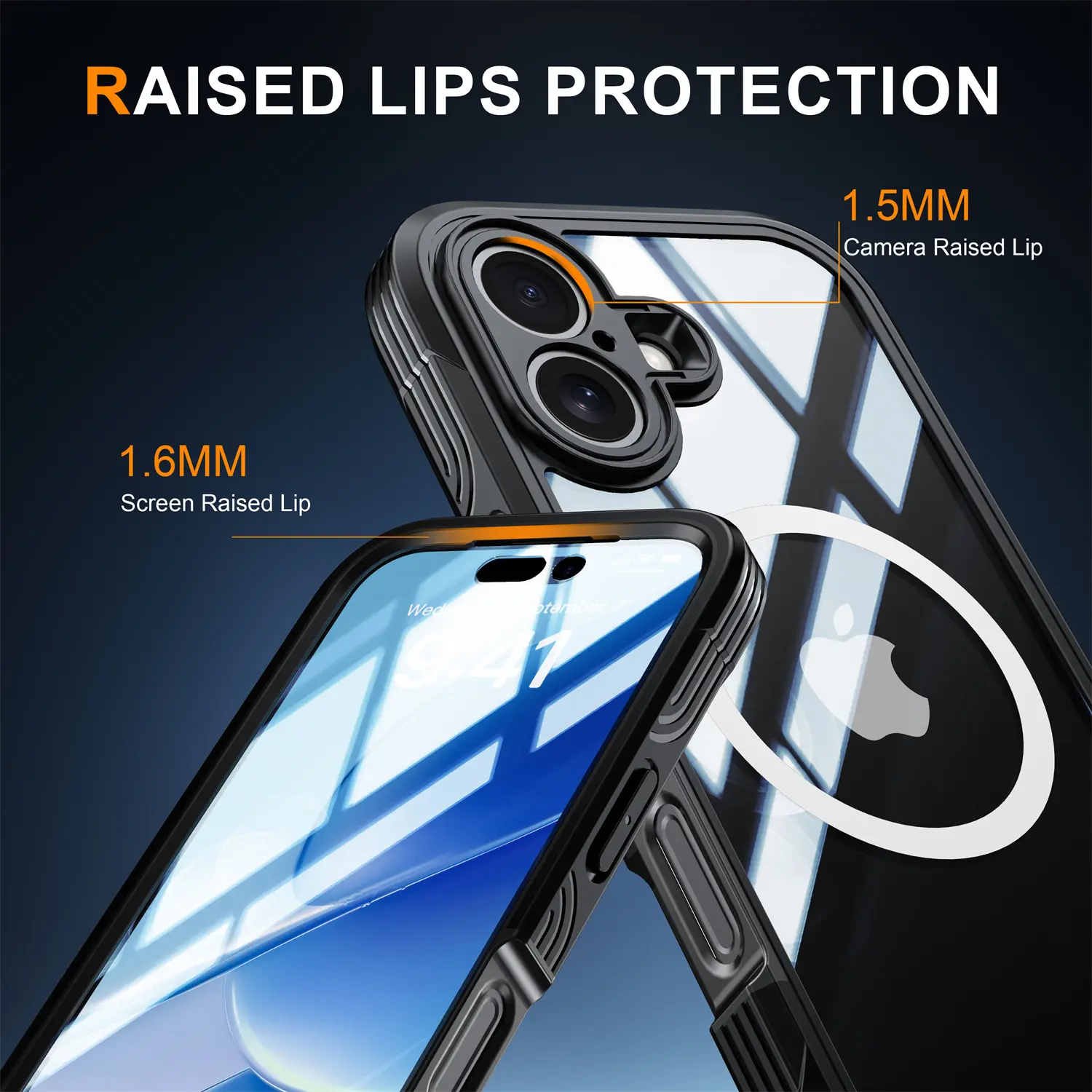 Premium Full Protection Case iPhone 17 Svart