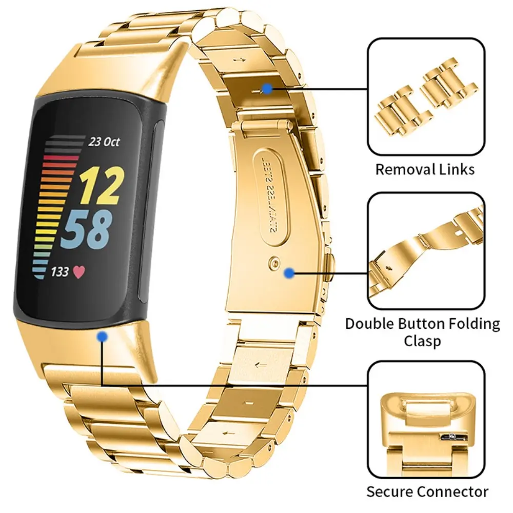 Metallarmband Fitbit Charge 6 Guld
