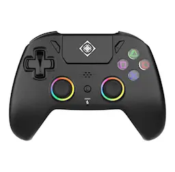 Langaton PS5 Pro -ohjain RGB-valaistuksella ja makropainikkeilla, Musta