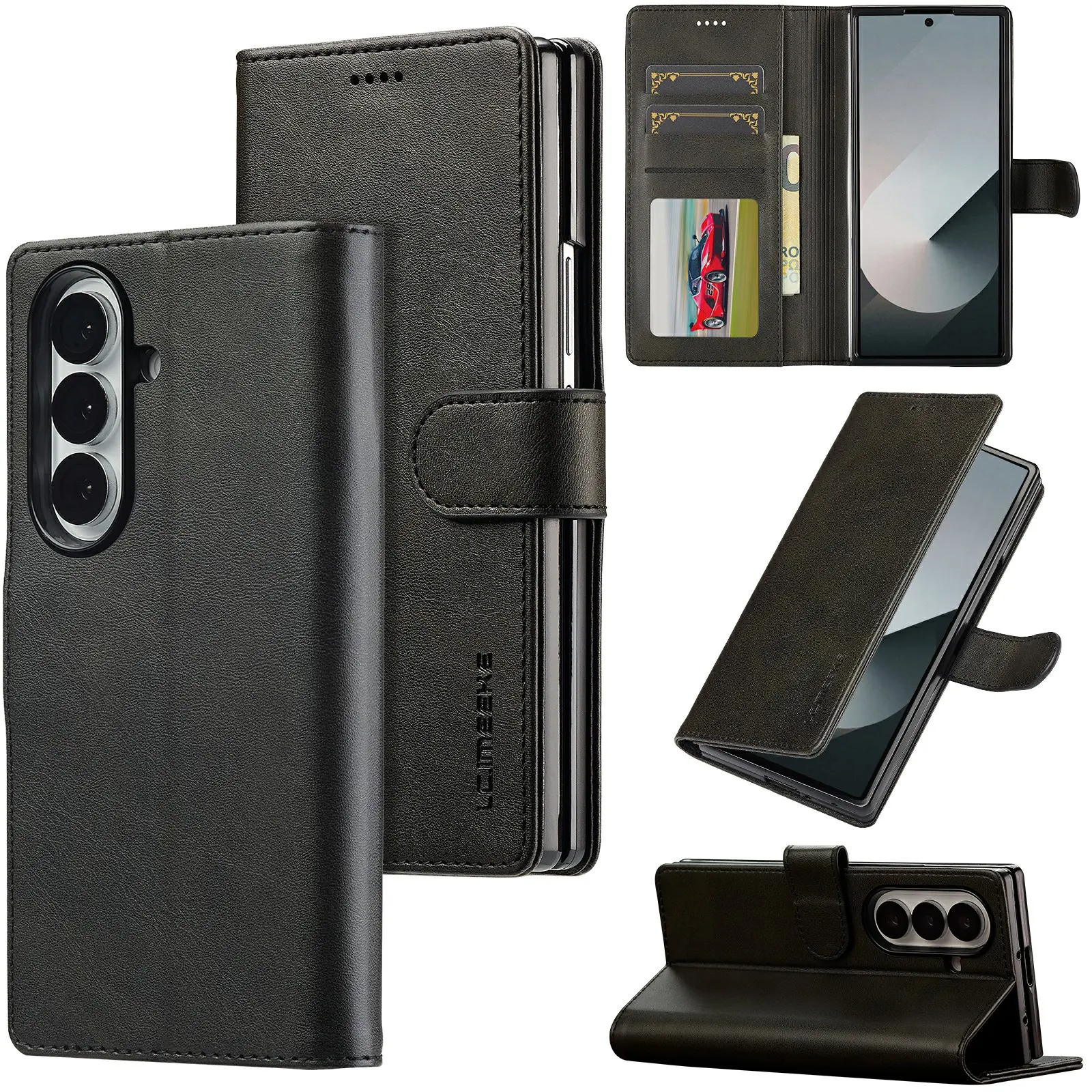 Plånboksfodral Samsung Galaxy Z Fold 8 Ultra Svart