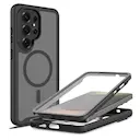 Full Protection Magnetic Case Samsung Galaxy S26 Ultra Sort/gennemsigtig