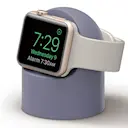 Ladestander Apple Watch lyseblå