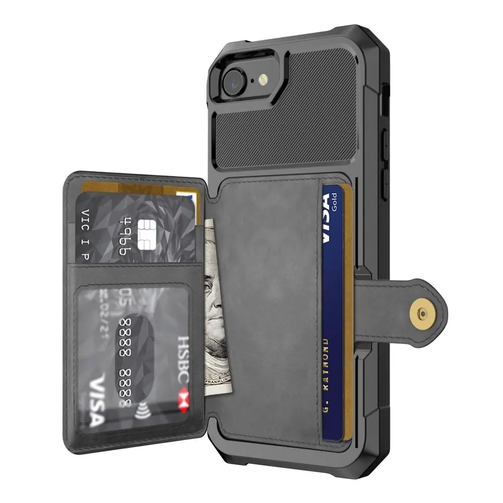 Tough Multi-slot Case iPhone 6/6S Svart