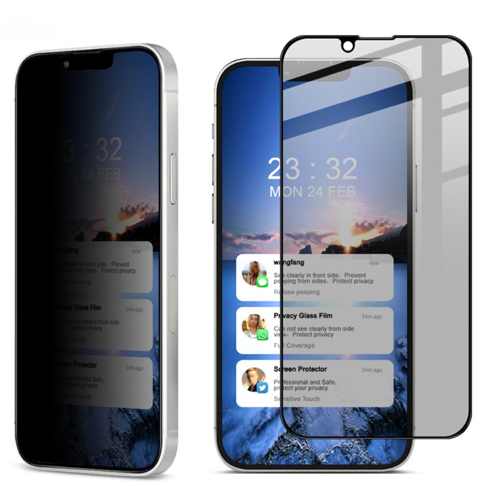 Imak Heldekkende Privacy Skjermbeskytter iPhone 13 Pro