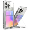 Stand Slot Card Holder Clear Mist