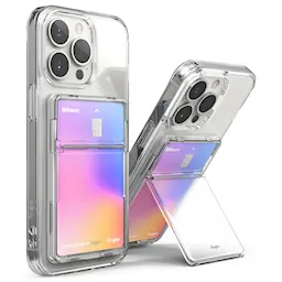 Stand Slot Card Holder Clear Mist