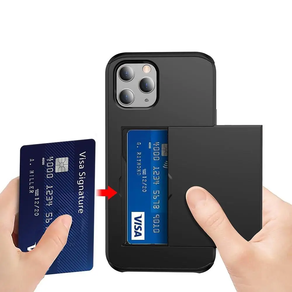 Skal Kortfack iPhone 12 Pro Max Svart