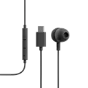 V3 Kablede hovedtelefoner USB-C Sort