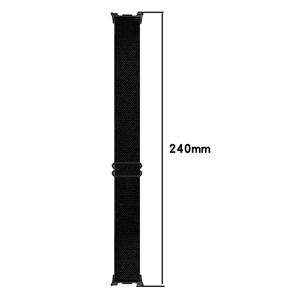 Elastiskt Nylonarmband Samsung Galaxy Watch Ultra (2025) Svart