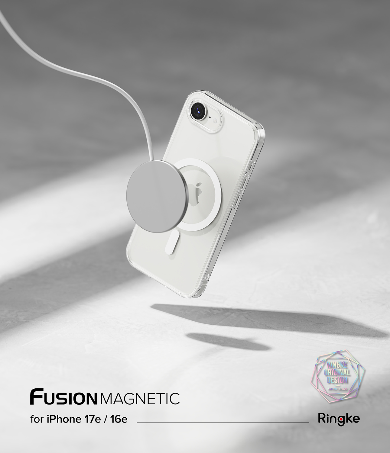 Fusion Magnetic Case iPhone 16e Genomskinlig