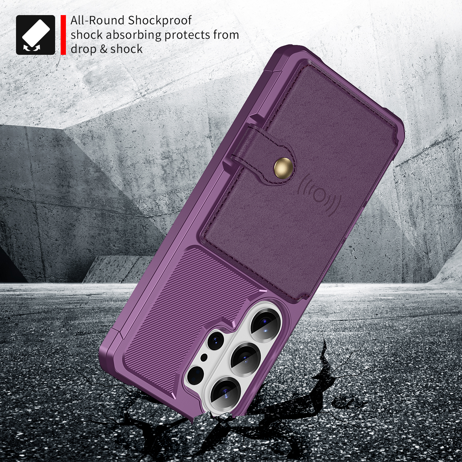 Tough Multi-slot Case Samsung Galaxy S26 Ultra Lila