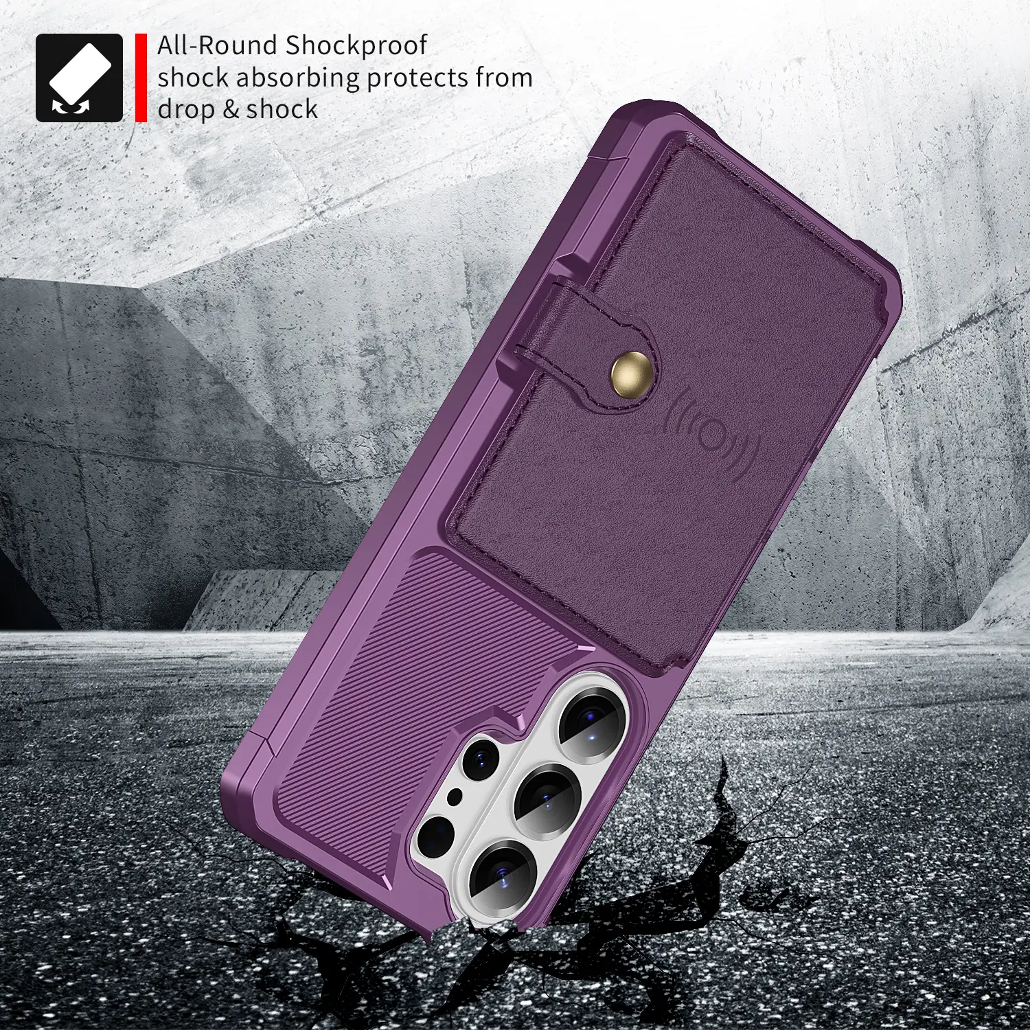Tough Multi-slot Case Samsung Galaxy S26 Ultra Lila