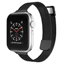 Armbånd Slim Milanese Apple Watch 42mm sort