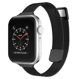 Armbånd Slim Milanese Apple Watch Series 10 46mm sort