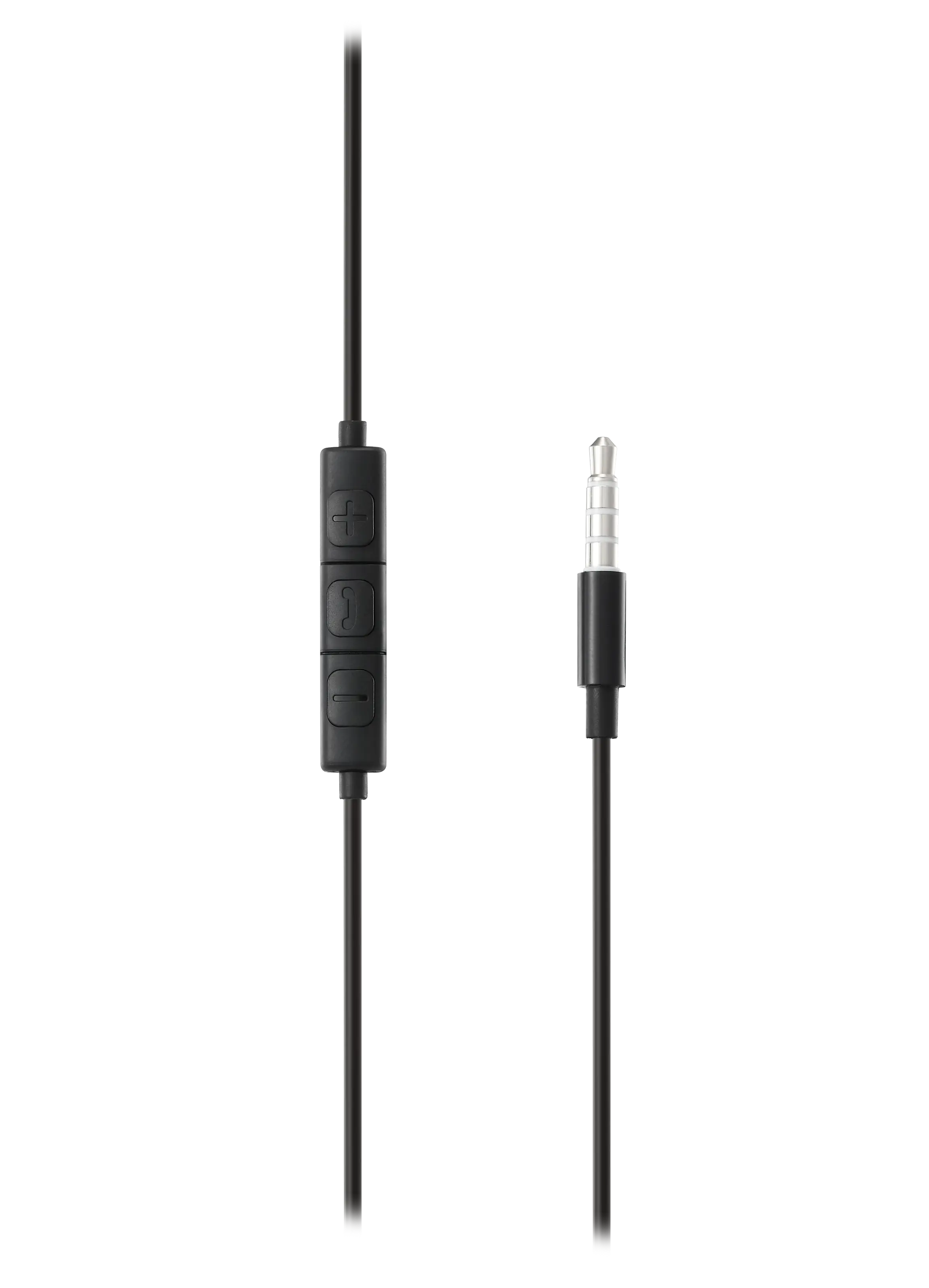 Semi-in-ear hörlurar 3.5mm svart