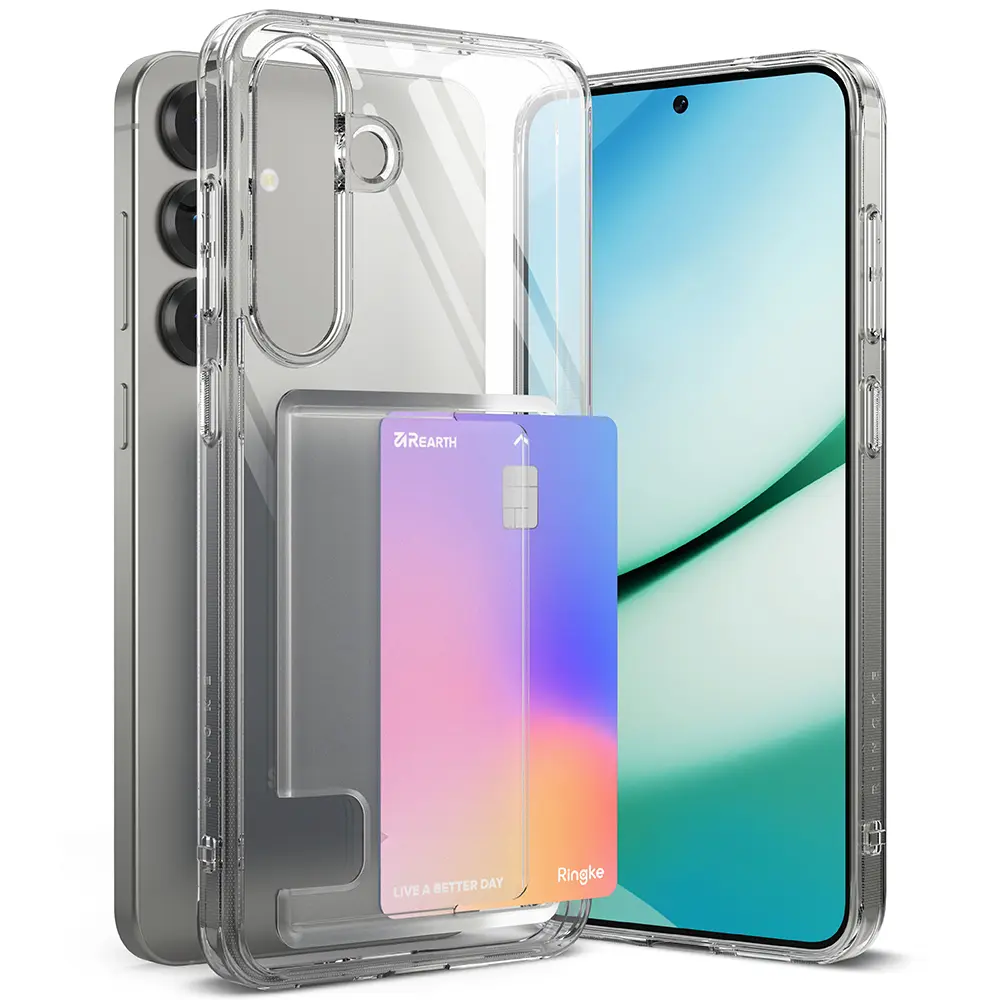 Fusion Card Case Samsung Galaxy S25 Plus Genomskinlig