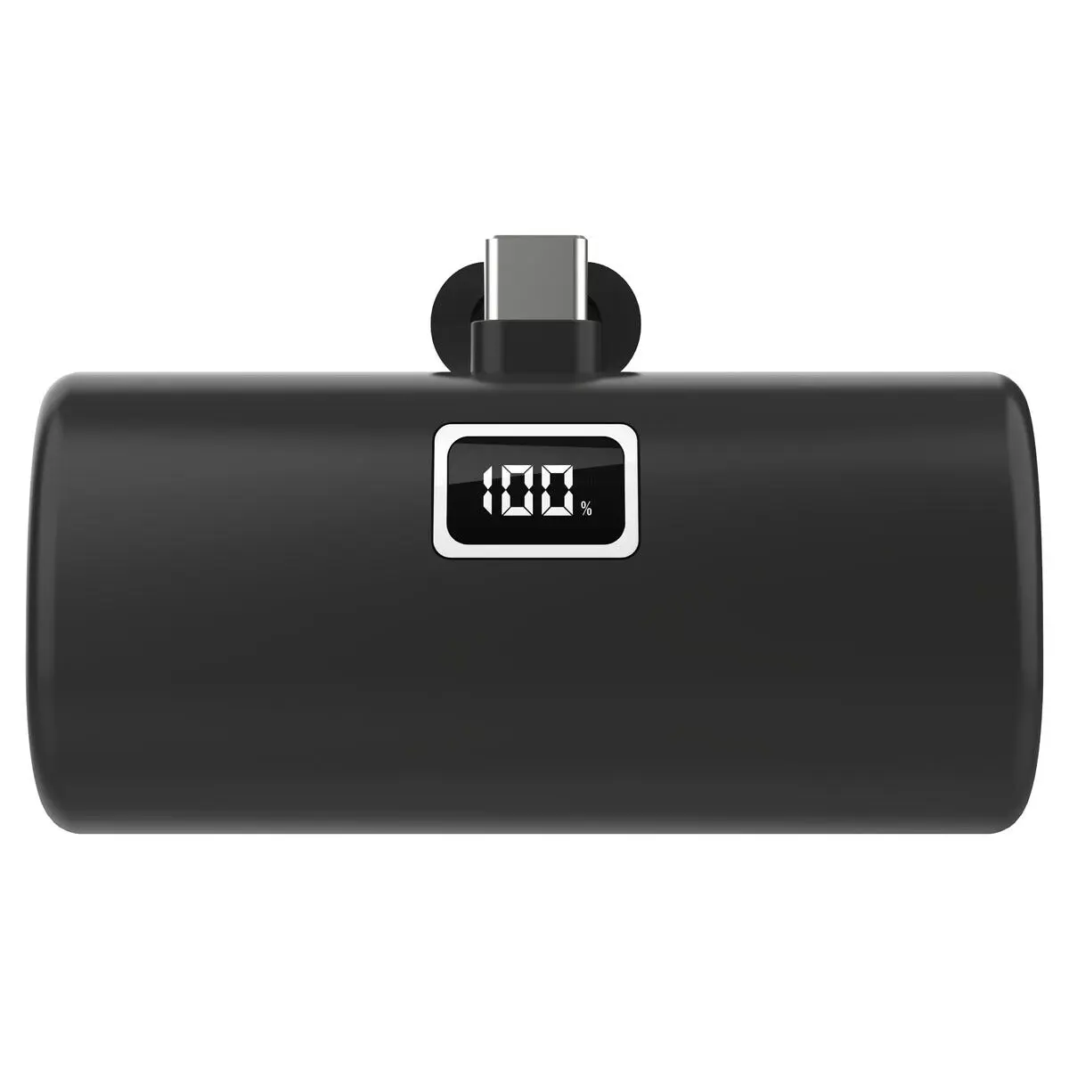 Plug-in Powerbank USB-C 5000mAh Svart