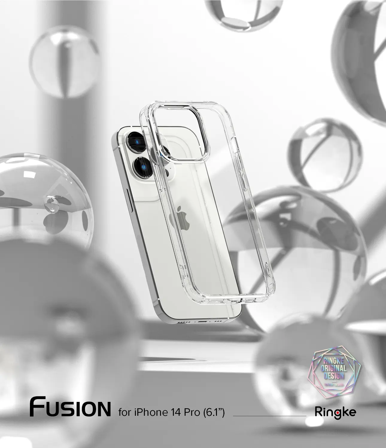 Fusion Case iPhone 14 Pro Genomskinlig