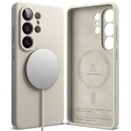 Silicone Magnetic Case Samsung Galaxy S26 Ultra Stone