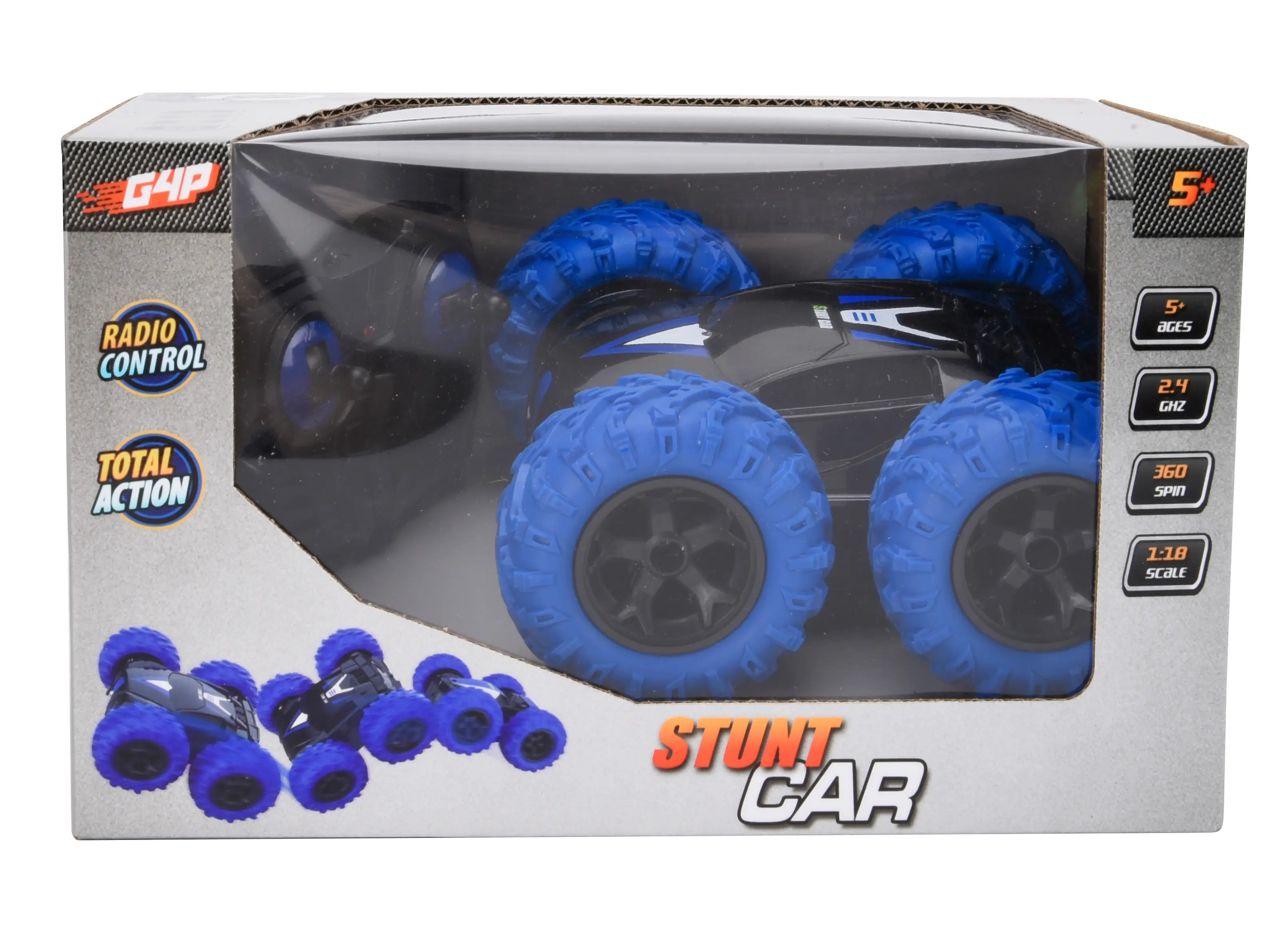 360 Stunt Car V2 blå